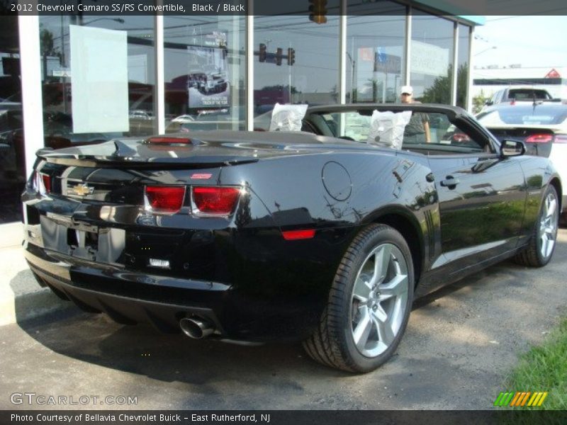 Black / Black 2012 Chevrolet Camaro SS/RS Convertible