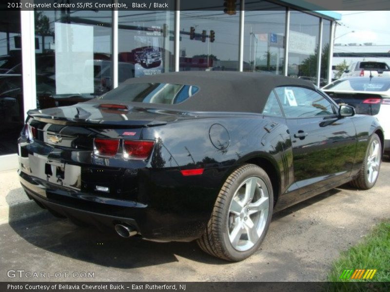 Black / Black 2012 Chevrolet Camaro SS/RS Convertible