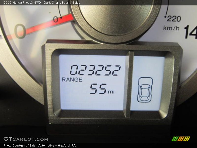 Dark Cherry Pearl / Beige 2010 Honda Pilot LX 4WD