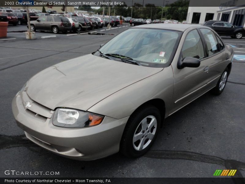 Front 3/4 View of 2003 Cavalier LS Sedan