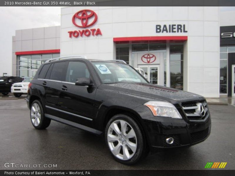 Black / Black 2010 Mercedes-Benz GLK 350 4Matic