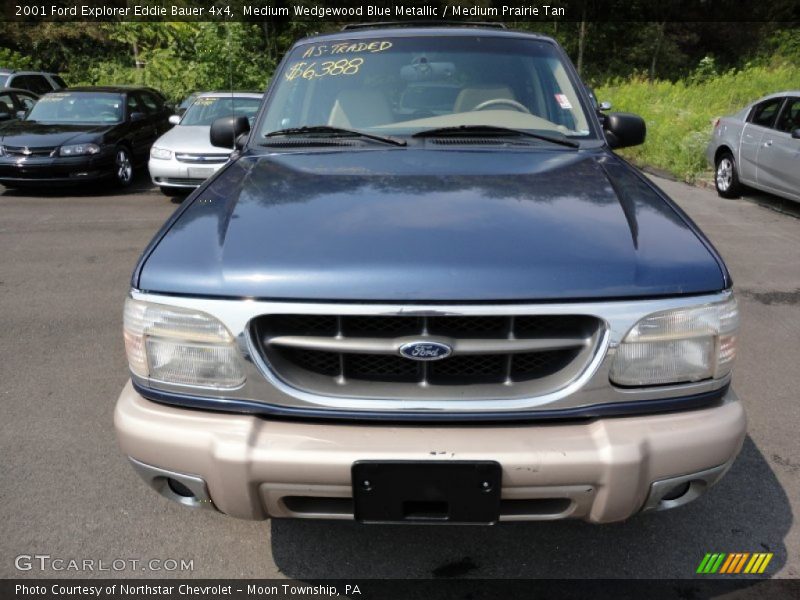 Medium Wedgewood Blue Metallic / Medium Prairie Tan 2001 Ford Explorer Eddie Bauer 4x4