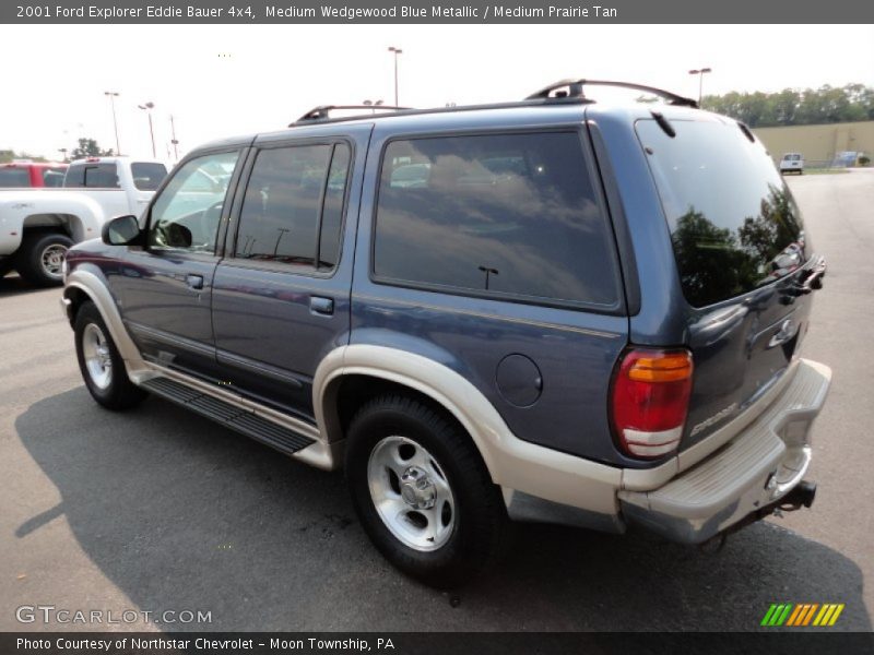 Medium Wedgewood Blue Metallic / Medium Prairie Tan 2001 Ford Explorer Eddie Bauer 4x4