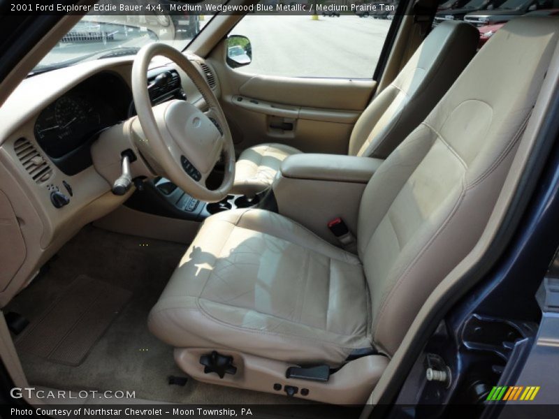 Medium Wedgewood Blue Metallic / Medium Prairie Tan 2001 Ford Explorer Eddie Bauer 4x4