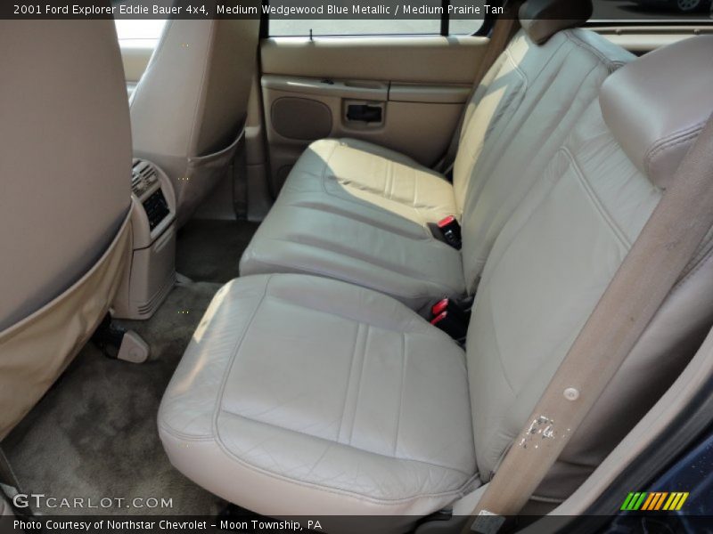 Medium Wedgewood Blue Metallic / Medium Prairie Tan 2001 Ford Explorer Eddie Bauer 4x4