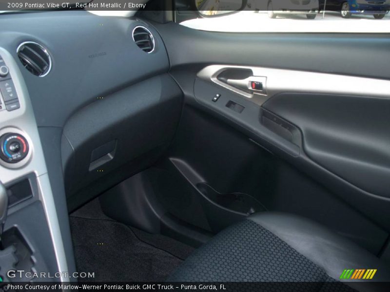 Red Hot Metallic / Ebony 2009 Pontiac Vibe GT