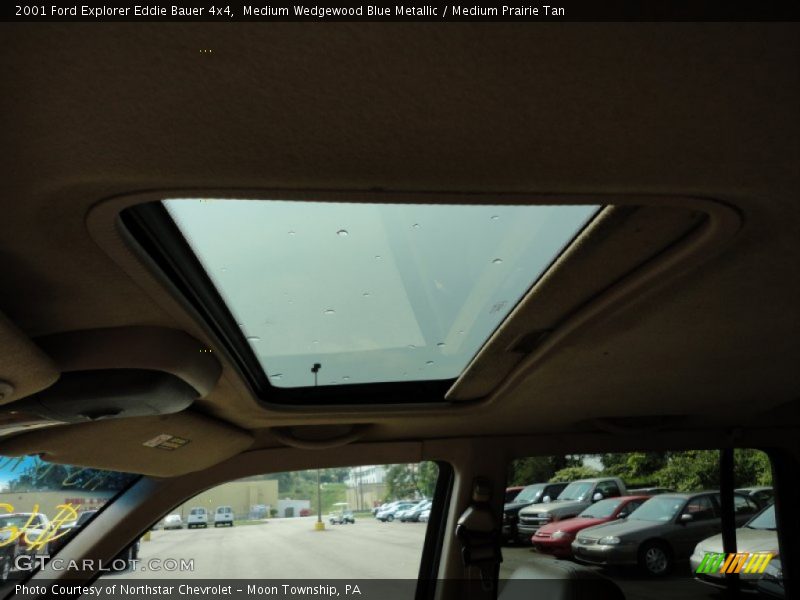 Medium Wedgewood Blue Metallic / Medium Prairie Tan 2001 Ford Explorer Eddie Bauer 4x4