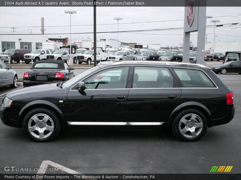 Ebony Pearl Effect / Platinum/Saber Black 2004 Audi Allroad 4.2 quattro Avant