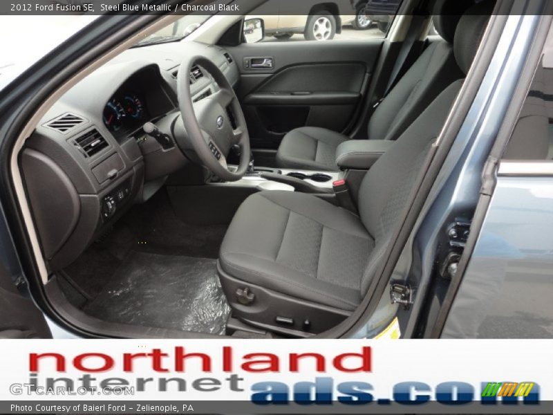 Steel Blue Metallic / Charcoal Black 2012 Ford Fusion SE