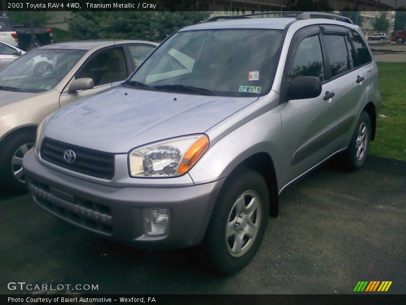 Titanium Metallic / Gray 2003 Toyota RAV4 4WD