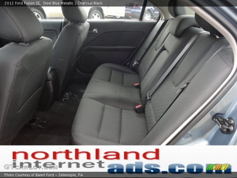 Steel Blue Metallic / Charcoal Black 2012 Ford Fusion SE