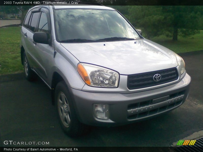 Titanium Metallic / Gray 2003 Toyota RAV4 4WD