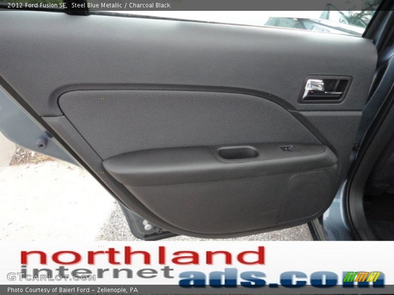 Steel Blue Metallic / Charcoal Black 2012 Ford Fusion SE