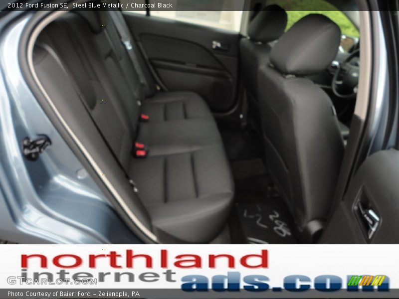 Steel Blue Metallic / Charcoal Black 2012 Ford Fusion SE