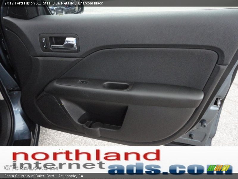 Steel Blue Metallic / Charcoal Black 2012 Ford Fusion SE