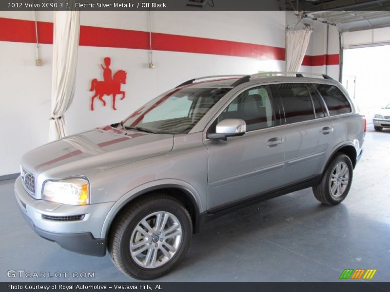Electric Silver Metallic / Off Black 2012 Volvo XC90 3.2