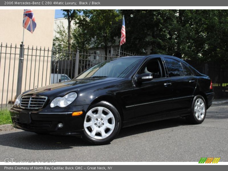 Black / Black 2006 Mercedes-Benz C 280 4Matic Luxury