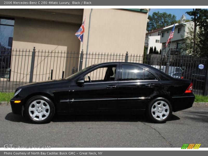 Black / Black 2006 Mercedes-Benz C 280 4Matic Luxury