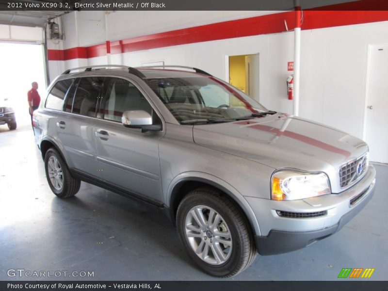 Electric Silver Metallic / Off Black 2012 Volvo XC90 3.2
