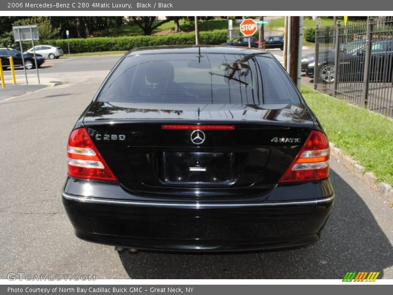 Black / Black 2006 Mercedes-Benz C 280 4Matic Luxury
