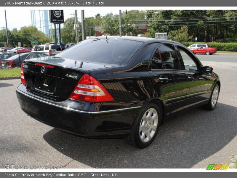 Black / Black 2006 Mercedes-Benz C 280 4Matic Luxury