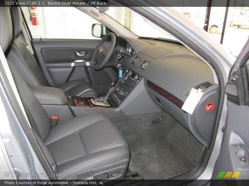 Electric Silver Metallic / Off Black 2012 Volvo XC90 3.2