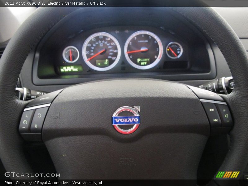 Electric Silver Metallic / Off Black 2012 Volvo XC90 3.2