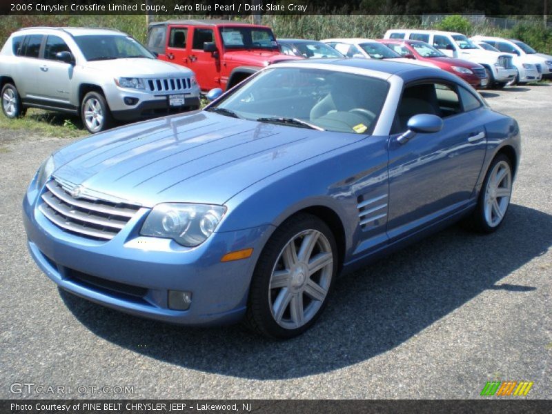 Aero Blue Pearl / Dark Slate Gray 2006 Chrysler Crossfire Limited Coupe