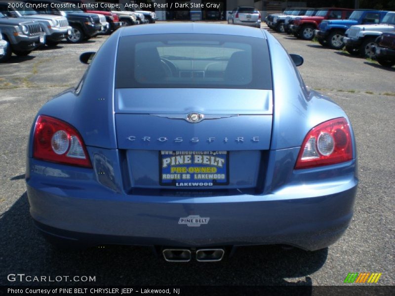 Aero Blue Pearl / Dark Slate Gray 2006 Chrysler Crossfire Limited Coupe