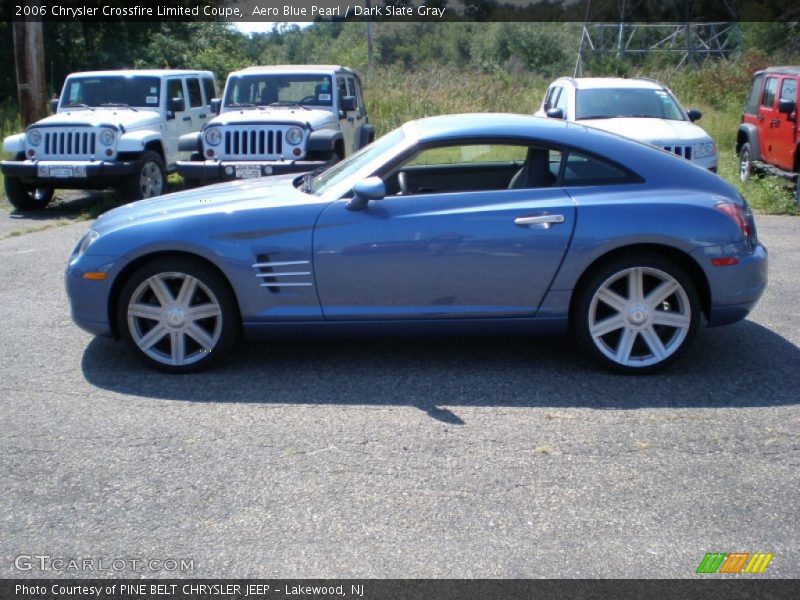 Aero Blue Pearl / Dark Slate Gray 2006 Chrysler Crossfire Limited Coupe
