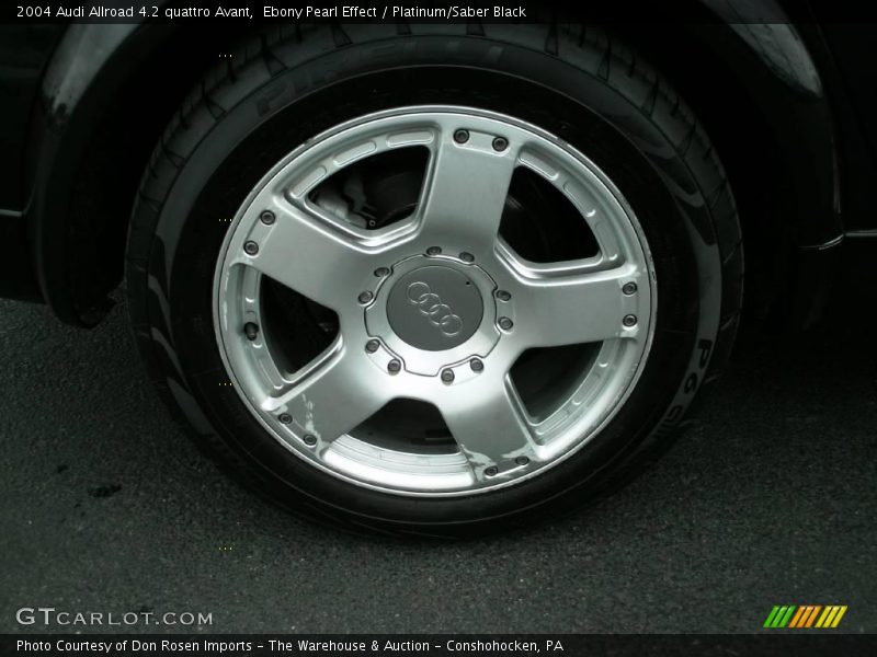 Ebony Pearl Effect / Platinum/Saber Black 2004 Audi Allroad 4.2 quattro Avant
