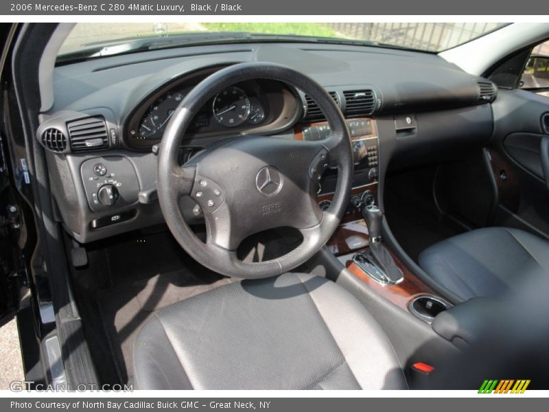 Black / Black 2006 Mercedes-Benz C 280 4Matic Luxury