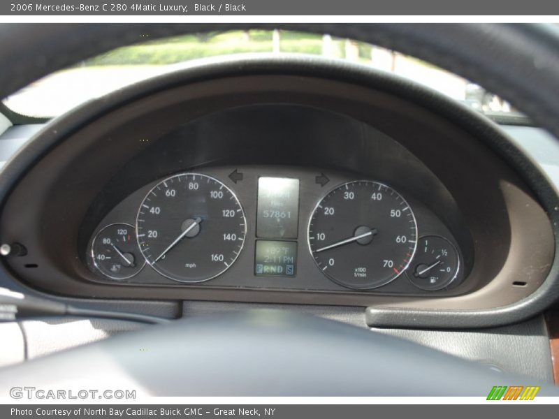 Black / Black 2006 Mercedes-Benz C 280 4Matic Luxury