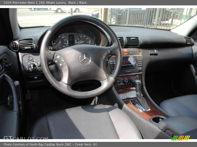 Black / Black 2006 Mercedes-Benz C 280 4Matic Luxury
