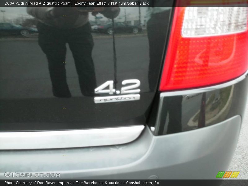 Ebony Pearl Effect / Platinum/Saber Black 2004 Audi Allroad 4.2 quattro Avant