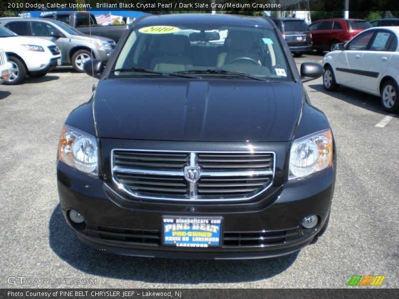 Brilliant Black Crystal Pearl / Dark Slate Gray/Medium Graystone 2010 Dodge Caliber Uptown