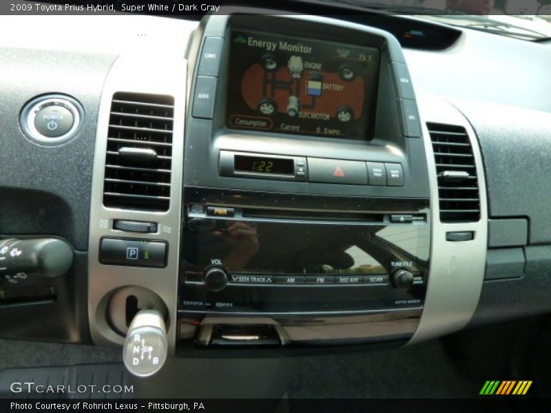 Super White / Dark Gray 2009 Toyota Prius Hybrid