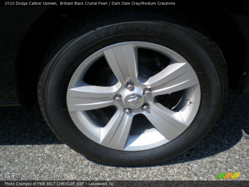 Brilliant Black Crystal Pearl / Dark Slate Gray/Medium Graystone 2010 Dodge Caliber Uptown