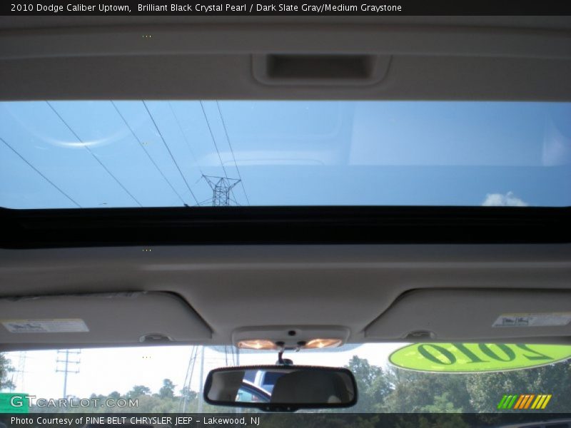 Brilliant Black Crystal Pearl / Dark Slate Gray/Medium Graystone 2010 Dodge Caliber Uptown