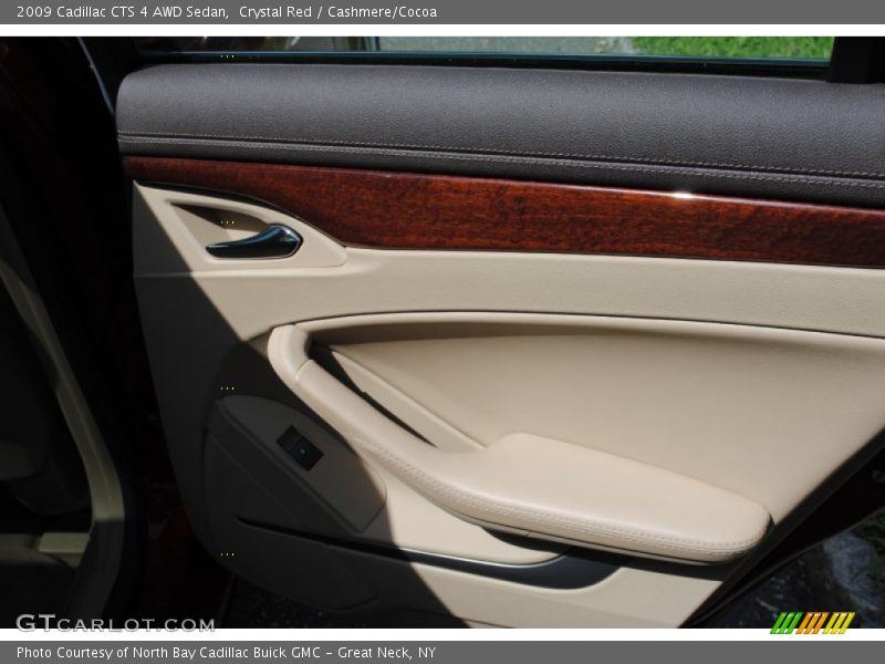 Crystal Red / Cashmere/Cocoa 2009 Cadillac CTS 4 AWD Sedan