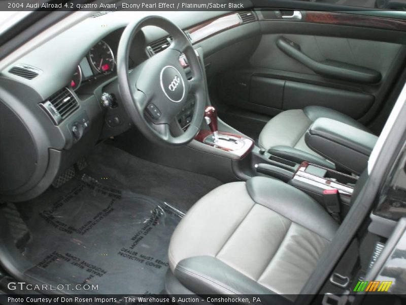 Ebony Pearl Effect / Platinum/Saber Black 2004 Audi Allroad 4.2 quattro Avant
