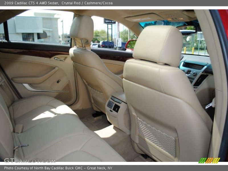 Crystal Red / Cashmere/Cocoa 2009 Cadillac CTS 4 AWD Sedan