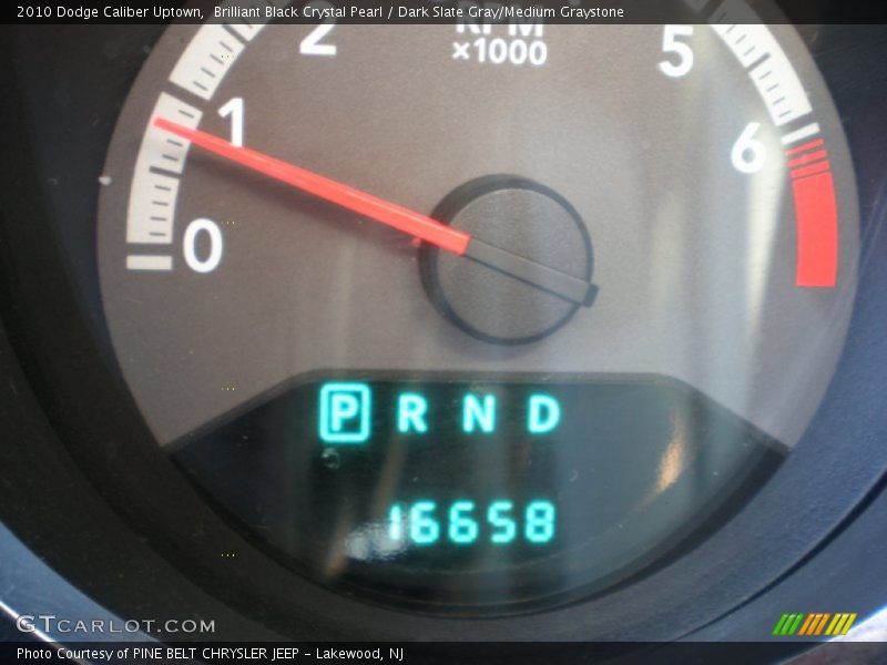 Brilliant Black Crystal Pearl / Dark Slate Gray/Medium Graystone 2010 Dodge Caliber Uptown