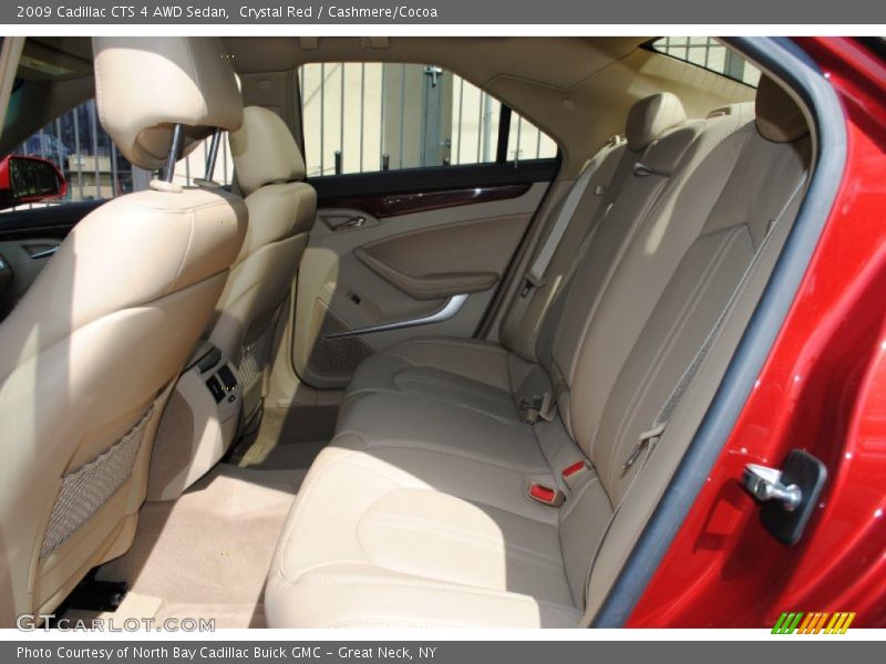 Crystal Red / Cashmere/Cocoa 2009 Cadillac CTS 4 AWD Sedan