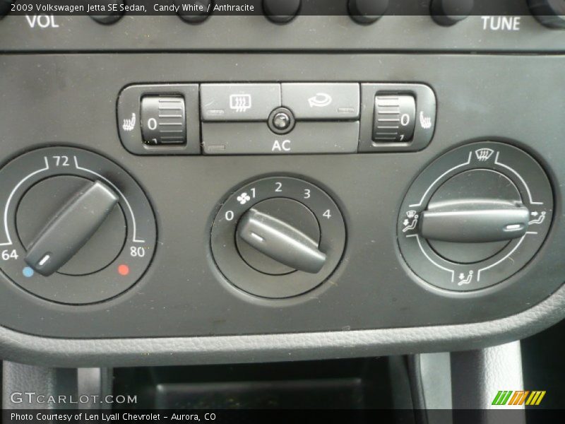 Candy White / Anthracite 2009 Volkswagen Jetta SE Sedan