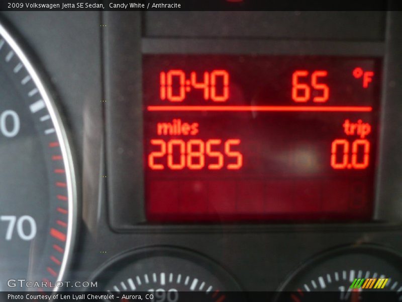 Candy White / Anthracite 2009 Volkswagen Jetta SE Sedan