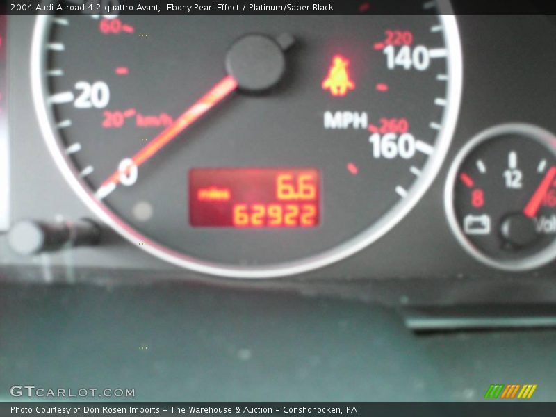 Ebony Pearl Effect / Platinum/Saber Black 2004 Audi Allroad 4.2 quattro Avant