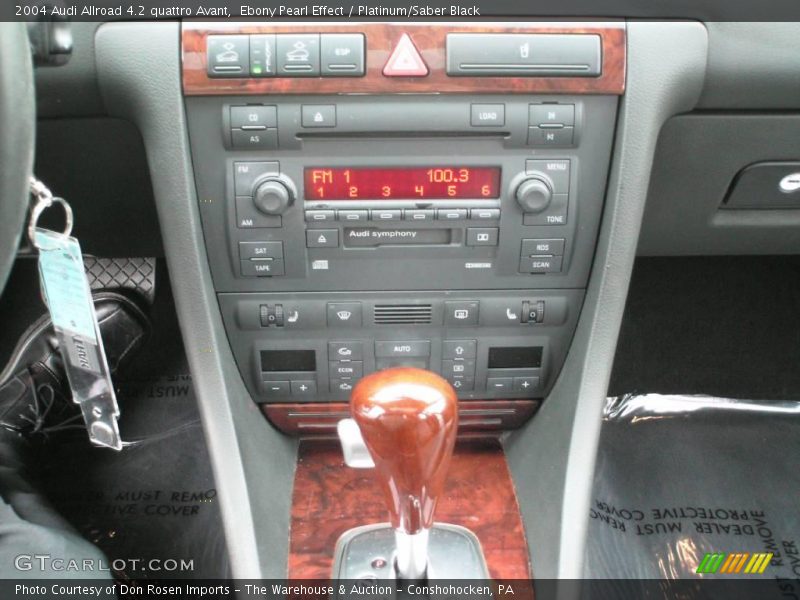 Ebony Pearl Effect / Platinum/Saber Black 2004 Audi Allroad 4.2 quattro Avant