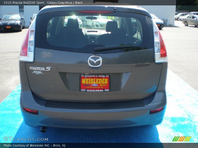 Galaxy Gray Mica / Black 2010 Mazda MAZDA5 Sport