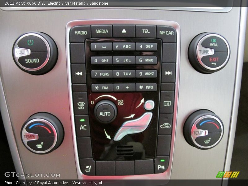 Controls of 2012 XC60 3.2